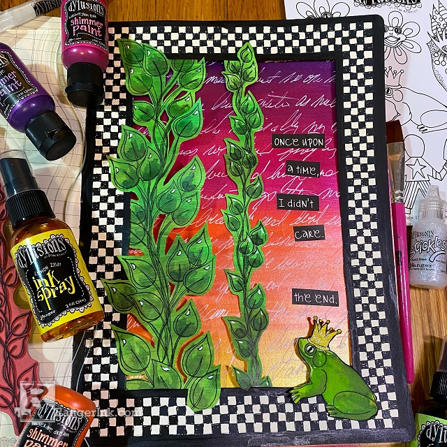 Dylusions Once Upon A Time Journal Page by Jess Peters