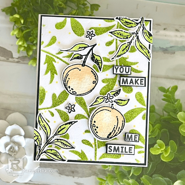 Emboss with Ranger Texture Paste by Kimberly Boliver