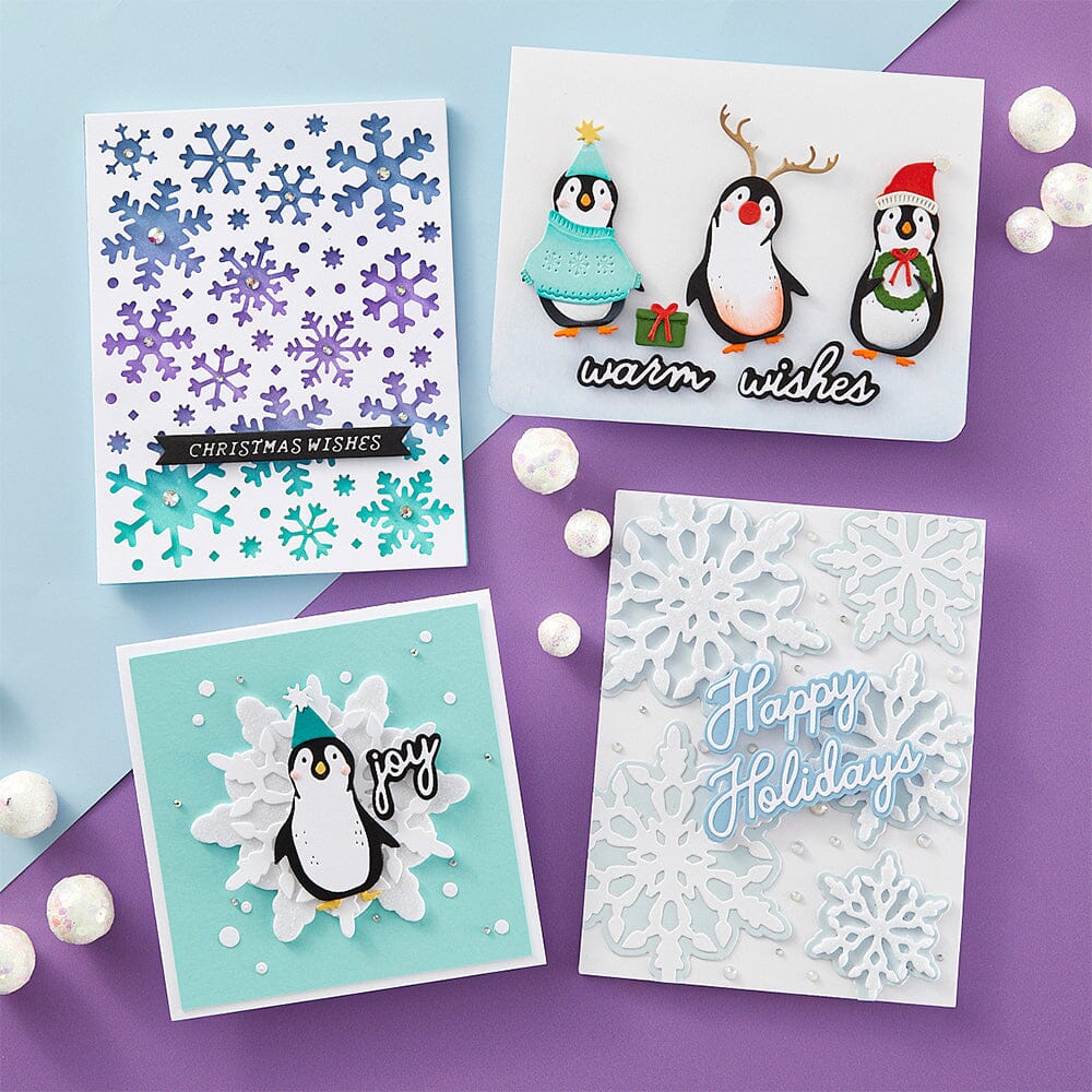 Simon Hurley Spellbinders I Want It All! Let It Snow Collection Bundle Cutting Dies Simon Hurley 