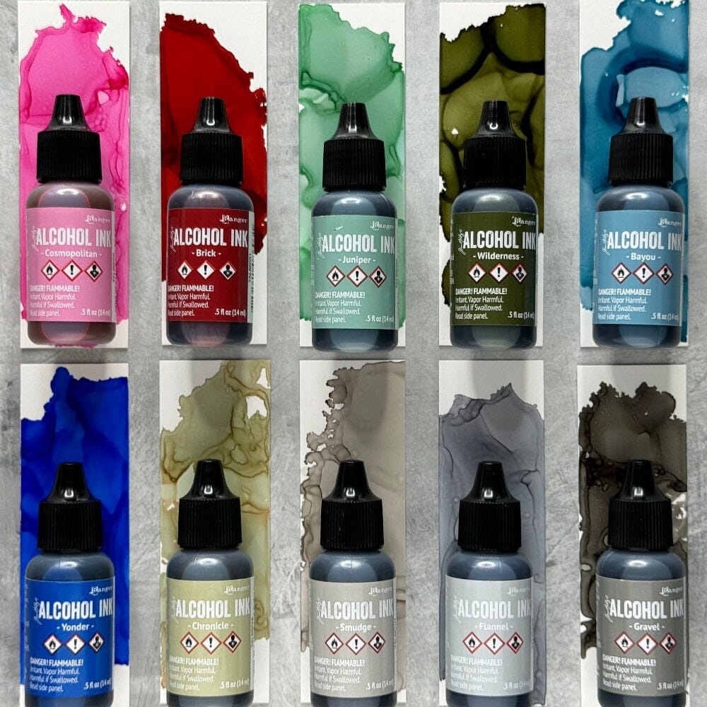 Tim Holtz® Alcohol Ink Bundle with Free Apron Ink Alcohol Ink 