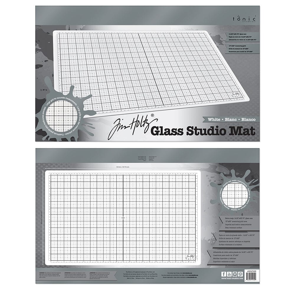 Tim Holtz Tonic Glass Media Mat White Tonic Studio Tim Holtz Other 