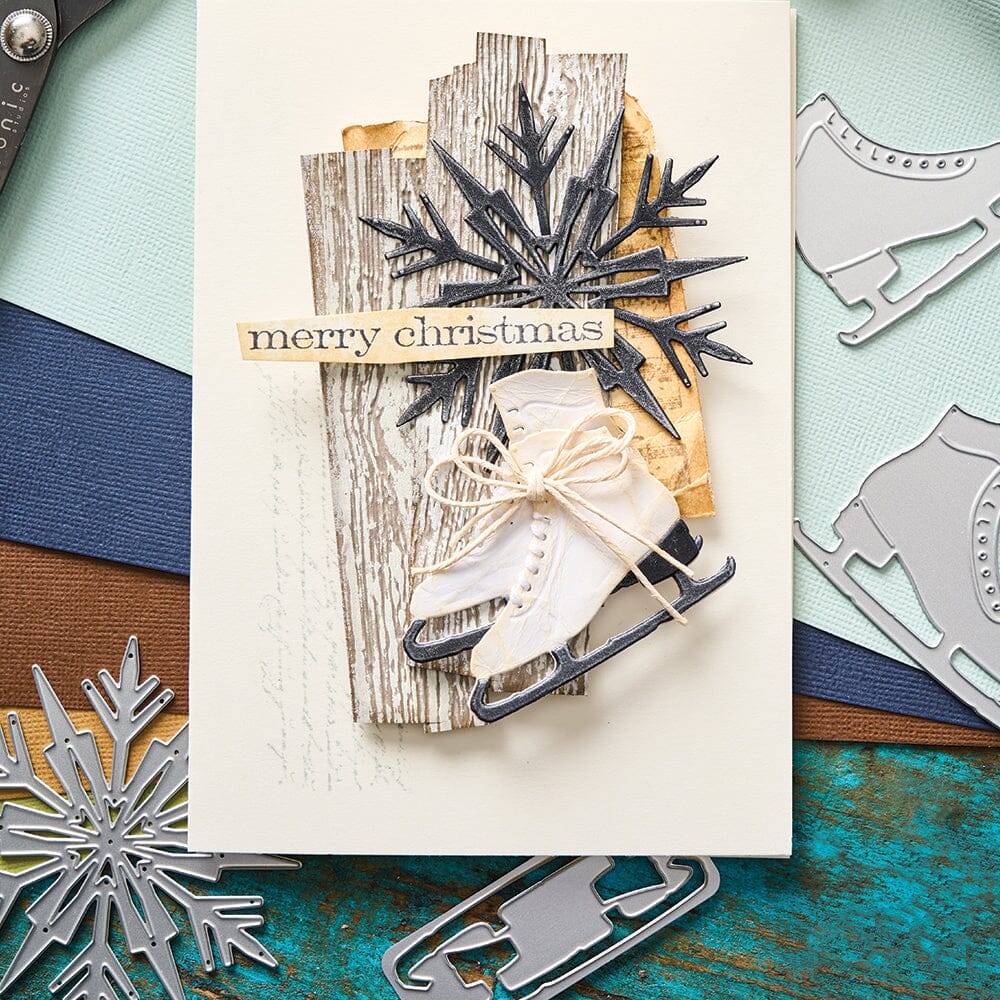 Tim Holtz Alterations by Sizzix Thinlits Die Set Vault Winter Wishes Cutting Dies Tim Holtz Other 