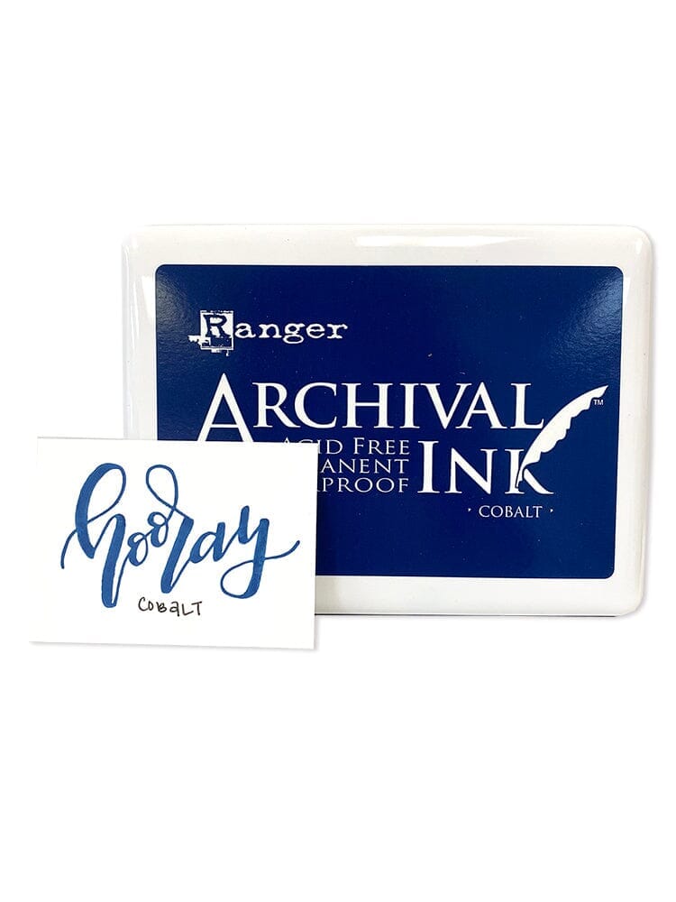 Jumbo Archival Ink™ Pads Cobalt Ink Pad Archival Ink 