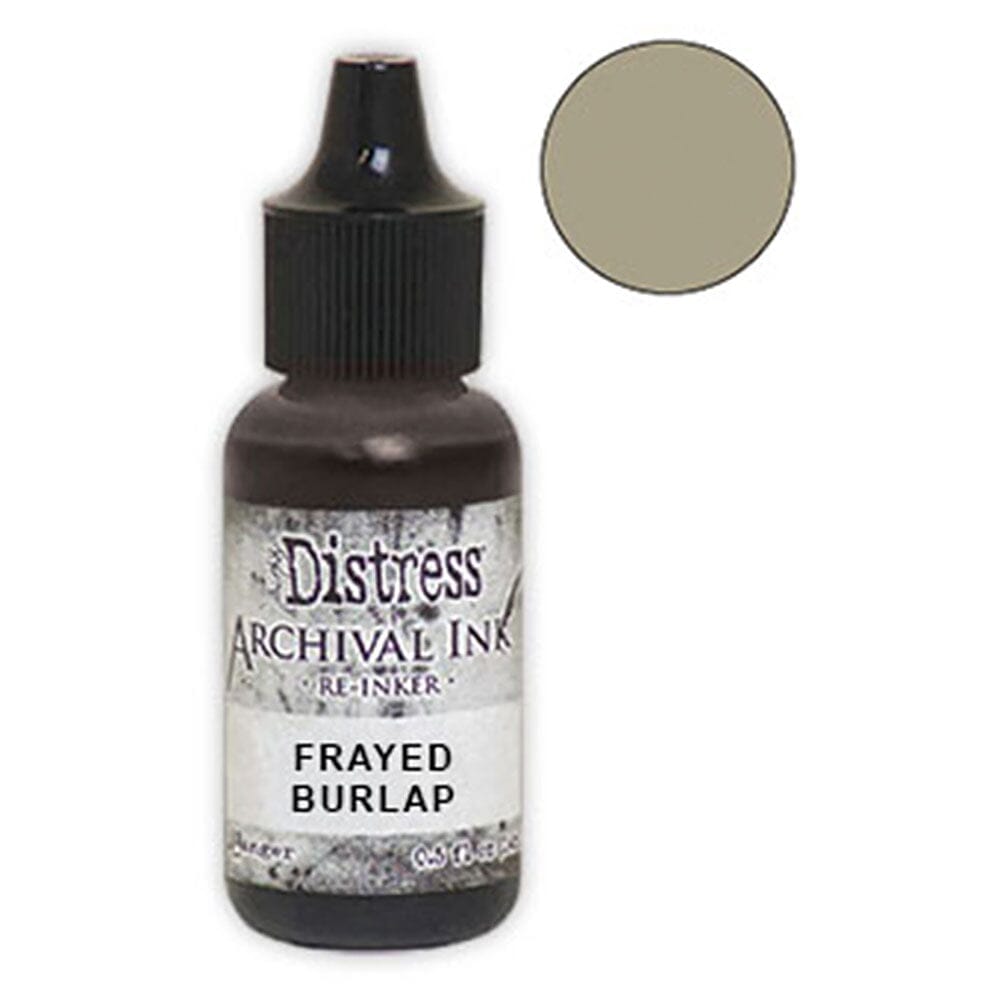 Tim Holtz Distress® Archival Re-Inker Frayed Burlap .5 oz Ink Archival Ink 