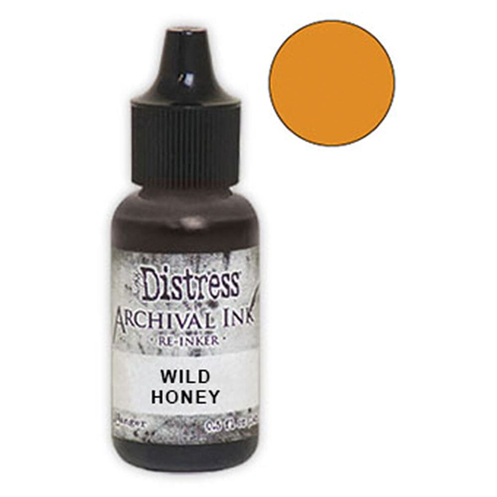 Tim Holtz Distress® Archival Re-Inker Wild Honey .5 oz Ink Archival Ink 