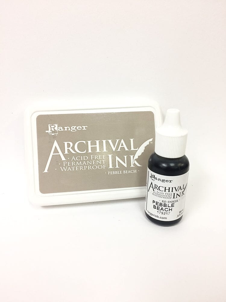 Archival Ink™ Pads Re-Inker Pebble Beach, 0.5oz Ink Archival Ink 