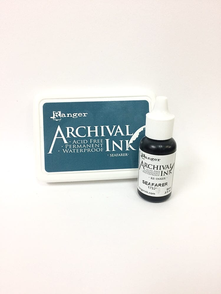 Archival Ink™ Pads Re-Inker Seafarer, 0.5oz Ink Archival Ink 