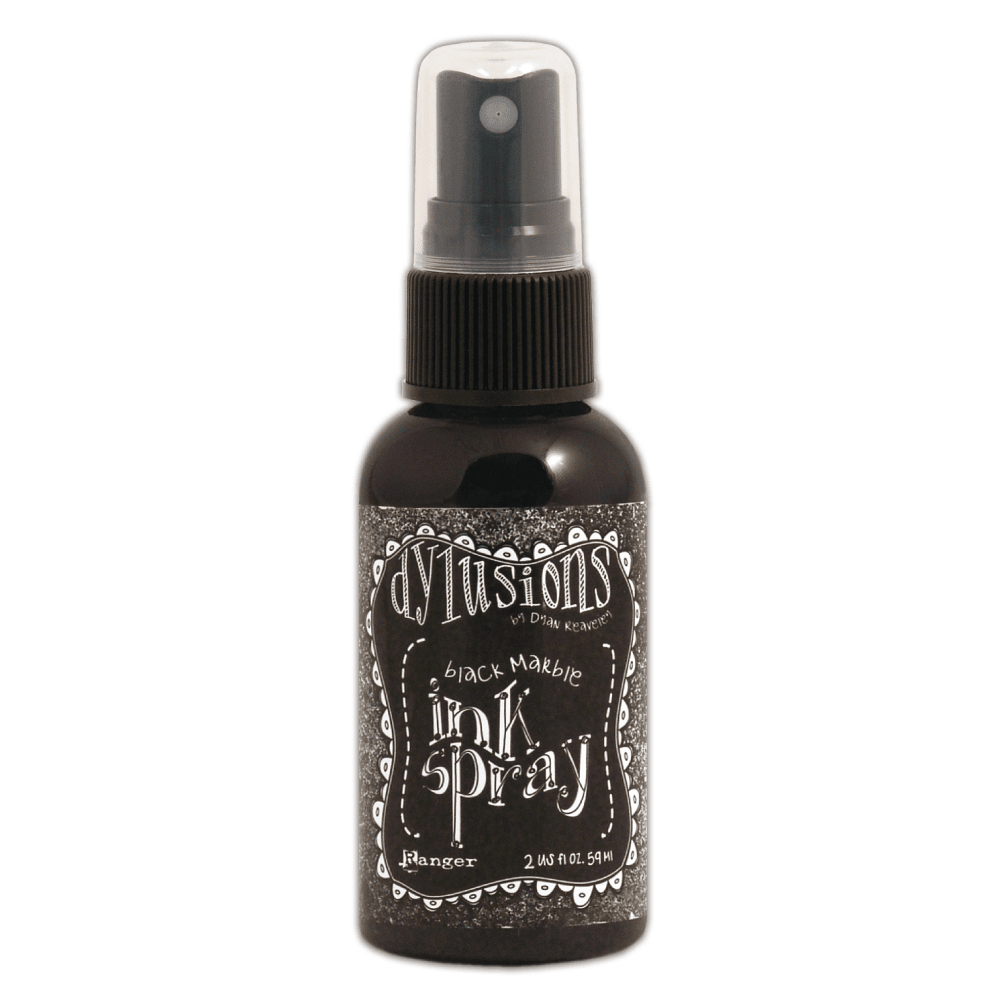 Dylusions Ink Spray Black Marble, 2oz Sprays Dylusions 