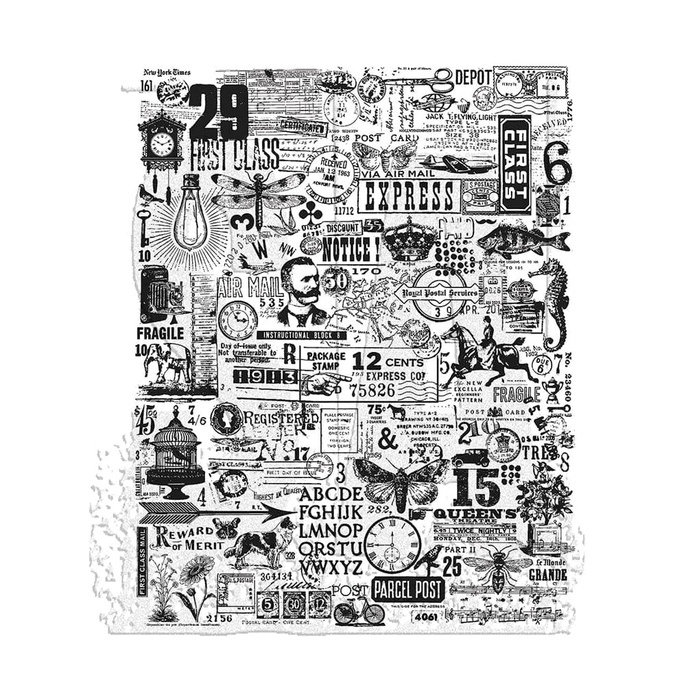 Tim Holtz Stampers Anonymous Cling Mount Stamp Hodgepodge Stampers Anonymous Tim Holtz Other 