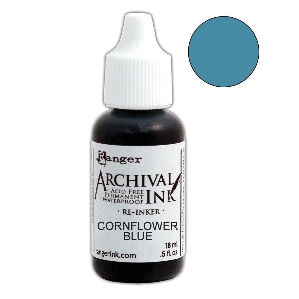 Wendy Vecchi Archival Ink™ Pad Re-Inker Cornflower Blue, 0.5oz Ink Wendy Vecchi 