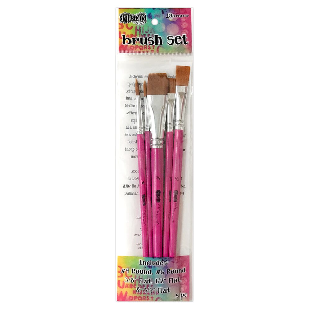 Dylusions Brush Set - 5pc Tools & Accessories Dylusions 