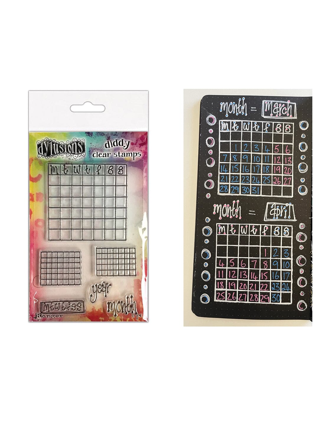 Dylusions Diddy Stamp Check It Out! Stamps Dylusions 