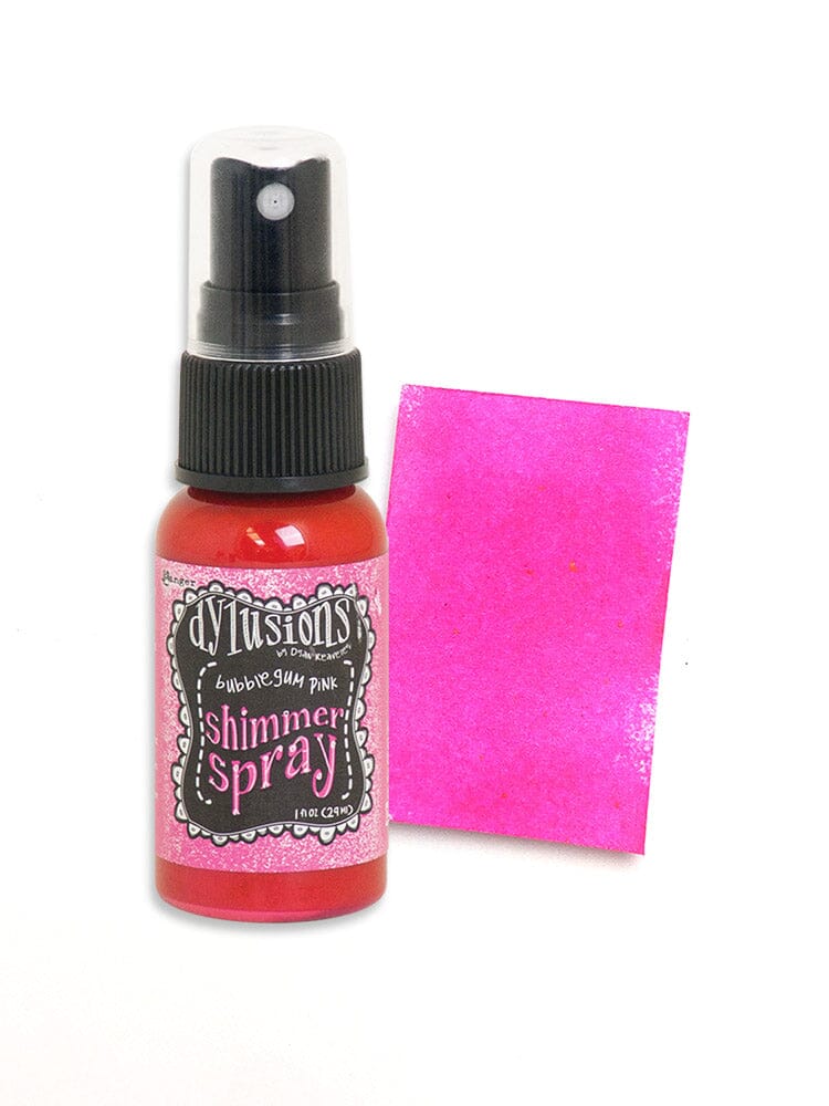 Dylusions Shimmer Spray Bubblegum Pink, 1oz Sprays Dylusions 