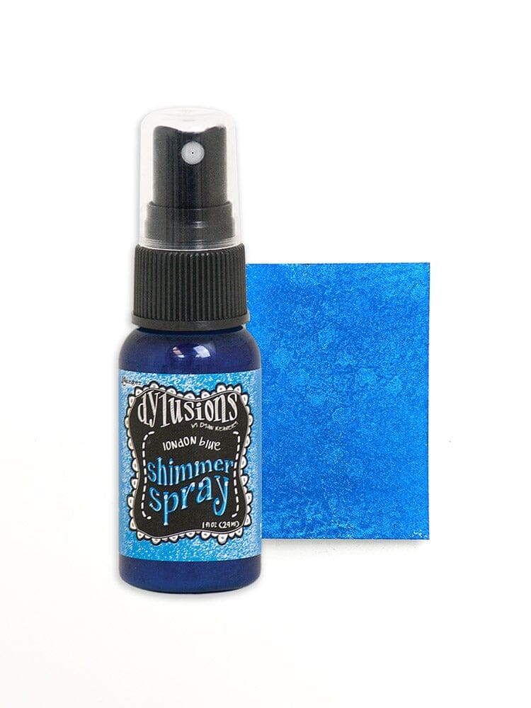 Dylusions Shimmer Spray London Blue, 1oz Sprays Dylusions 