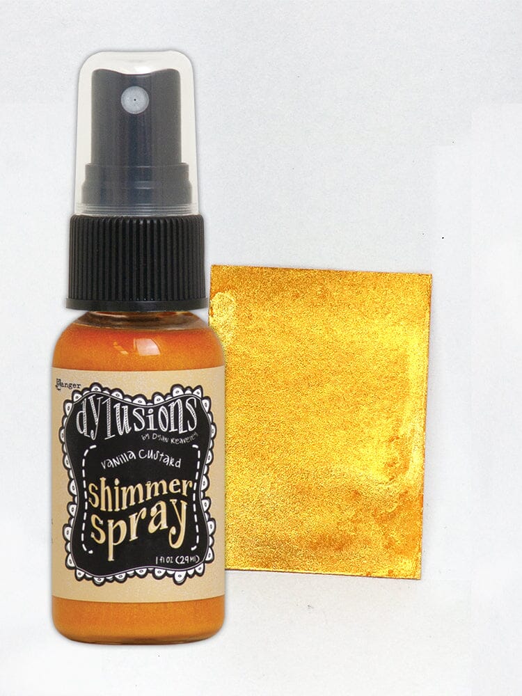 Dylusions Shimmer Spray Vanilla Custard Sprays Dylusions 