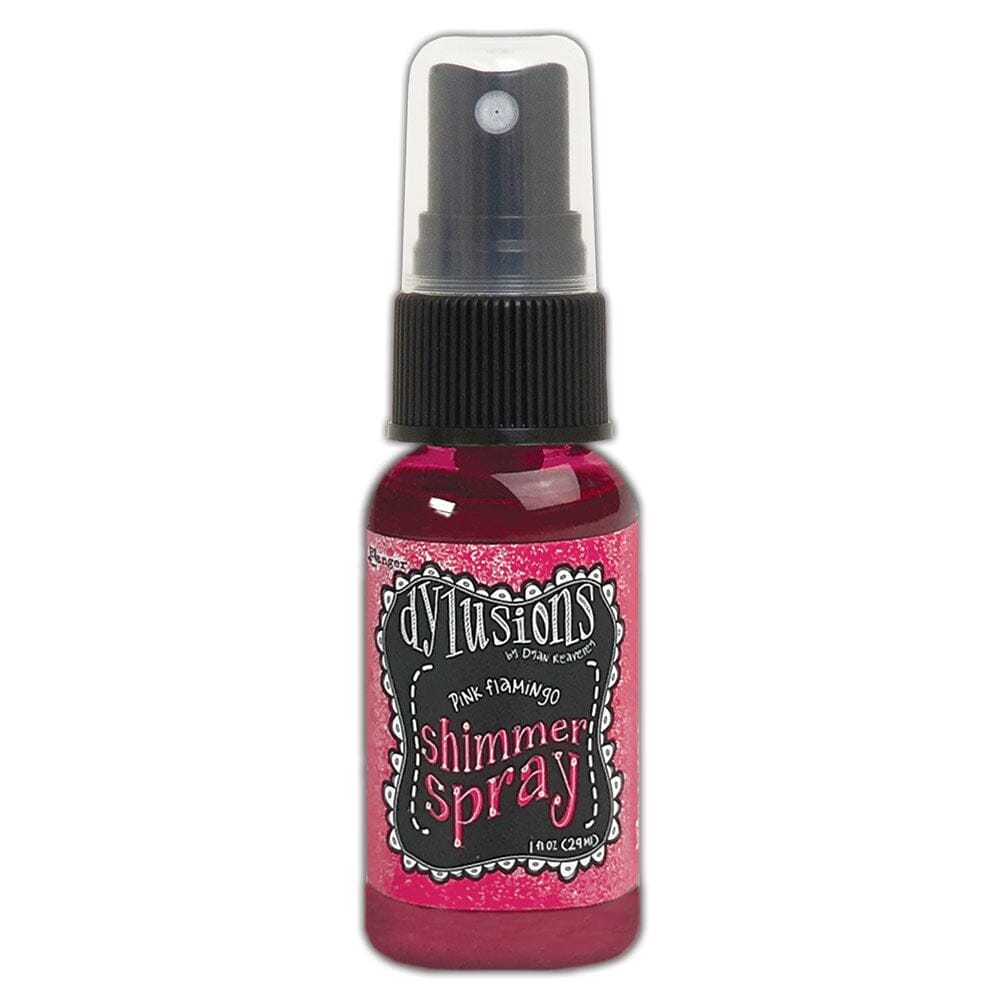 Dylusions Shimmer Spray Pink Flamingo, 1oz Sprays Dylusions 