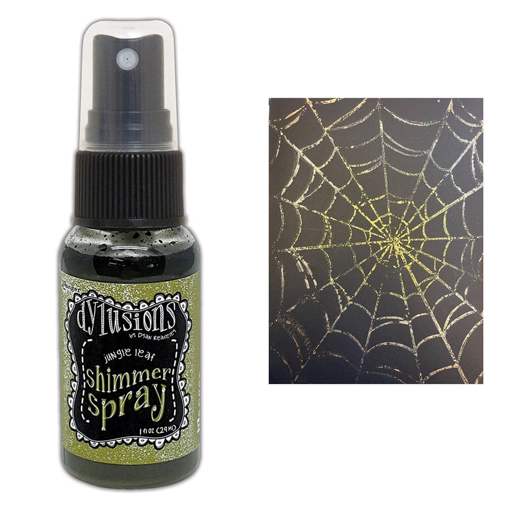 Dylusions Shimmer Spray Jungle Leaf, 1oz Sprays Dylusions 