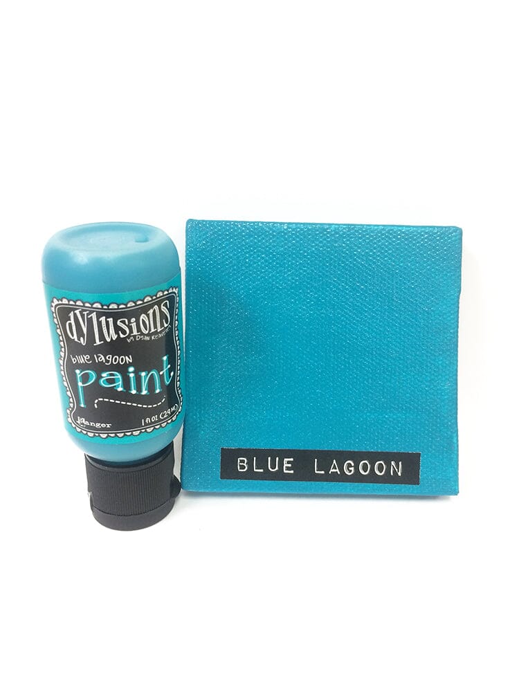 Dylusions Flip Cap Paint Blue Lagoon, 1oz Paint Dylusions 