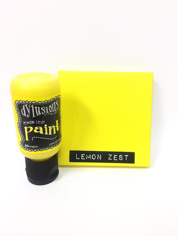 Dylusions Flip Cap Paint Lemon Zest, 1oz Paint Dylusions 