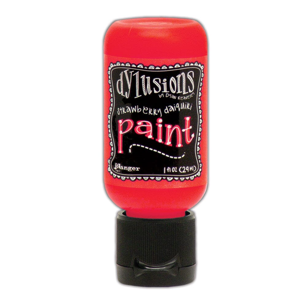 Dylusions Flip Cap Paint Strawberry Daiquiri, 1oz Paint Dylusions 