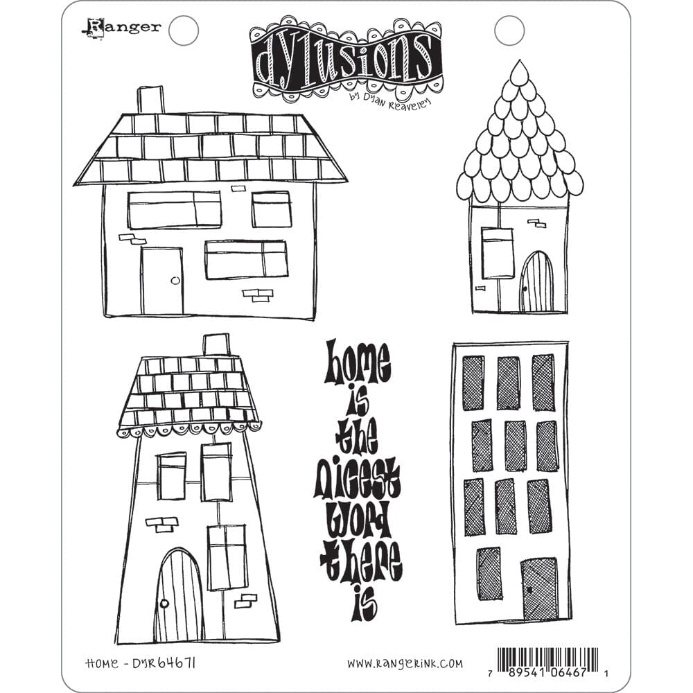 Dylusions Cling Mount Stamps Home Stamps Dylusions 