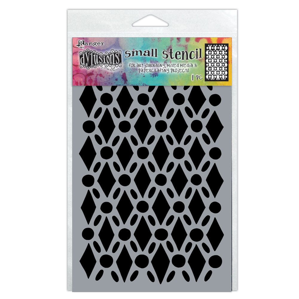 Dylusions Stencils Fancy Floor Stencil Dylusions Small 5 x 8 