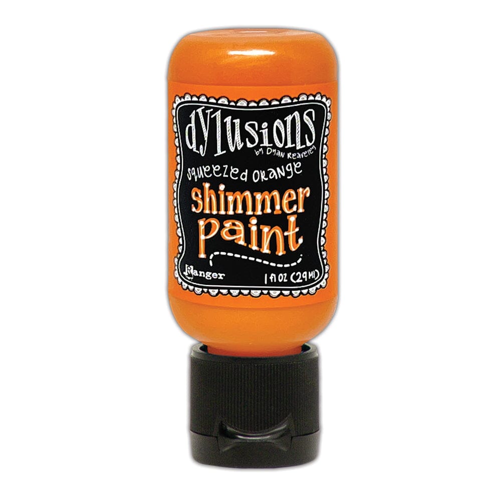 Dylusions Shimmer Paint Squeezed Orange, 1oz Paint Dylusions 