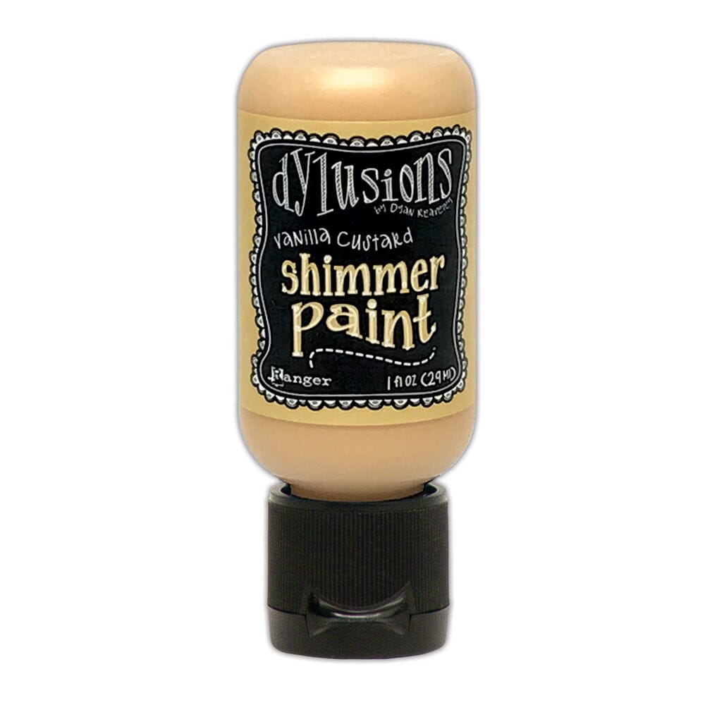 Dylusions Shimmer Paint Vanilla Custard, 1oz Paint Dylusions 