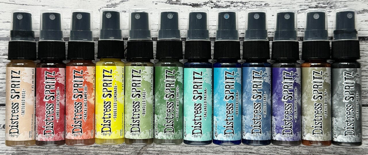 Tim Holtz Distress® Final 12 Spritz Bundle Sprays Distress 