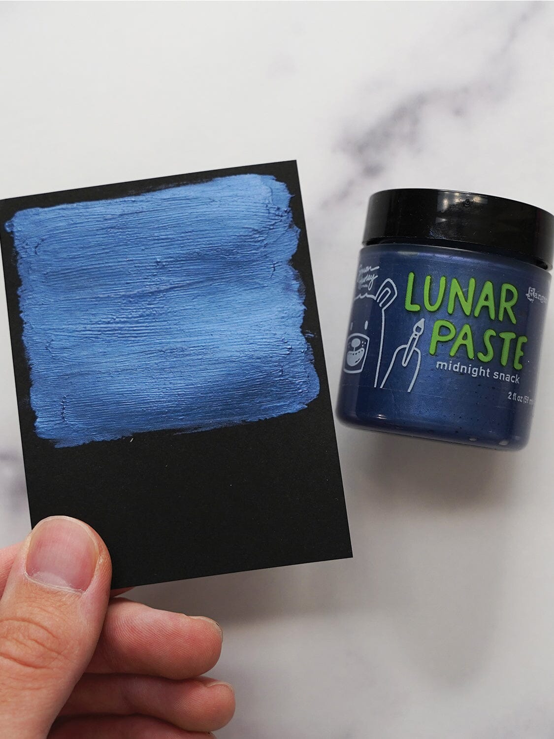 Simon Hurley create. Lunar Paste Midnight Snack, 2oz Adhesives & Mediums Simon Hurley 