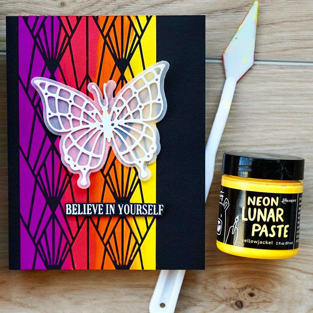 Simon Hurley create. Neon Lunar Paste Yellow Jacket, 2oz Adhesives & Mediums Simon Hurley 