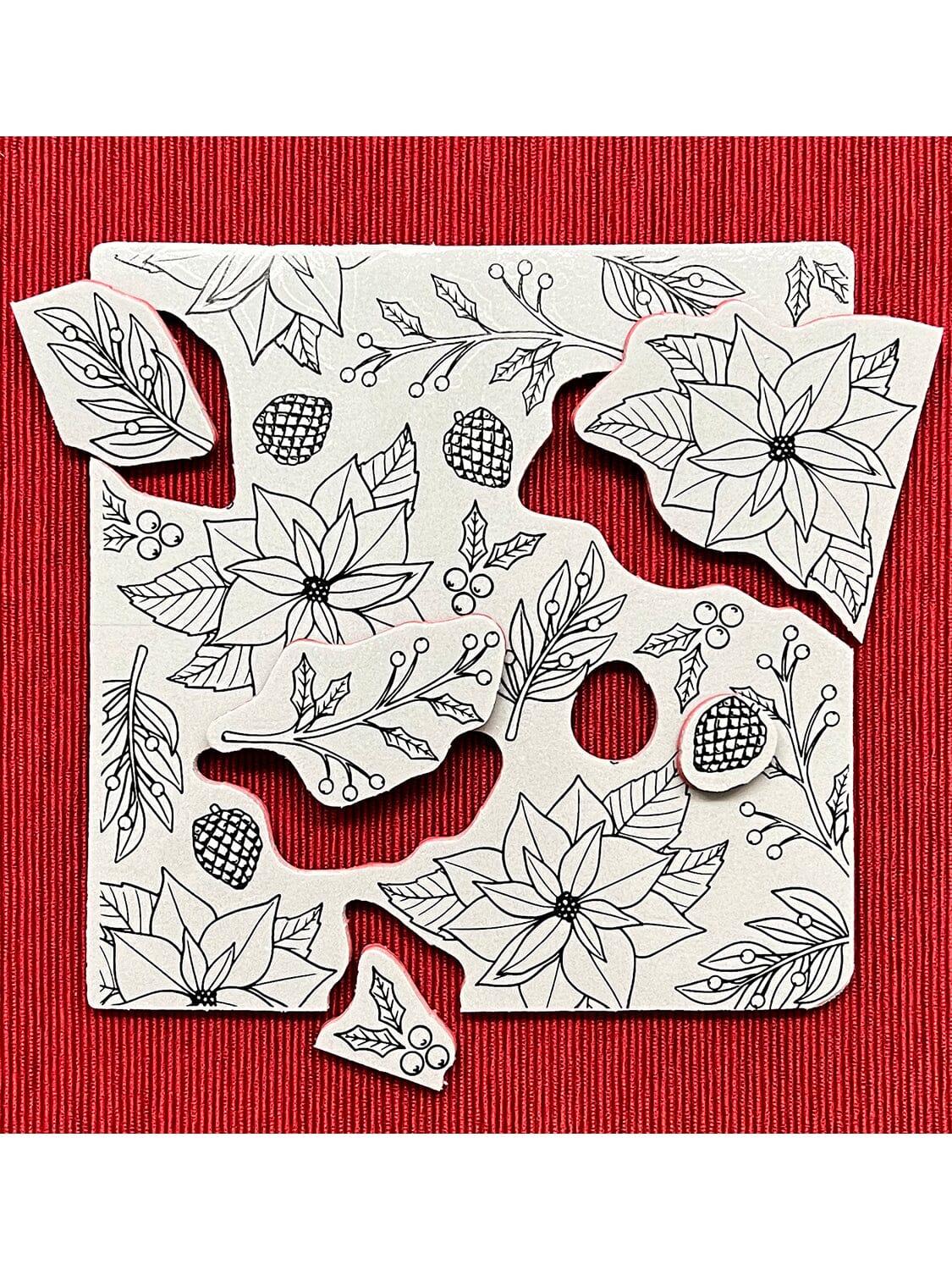 Simon Hurley create. Background Stamp Festive Florals Stamps Simon Hurley 