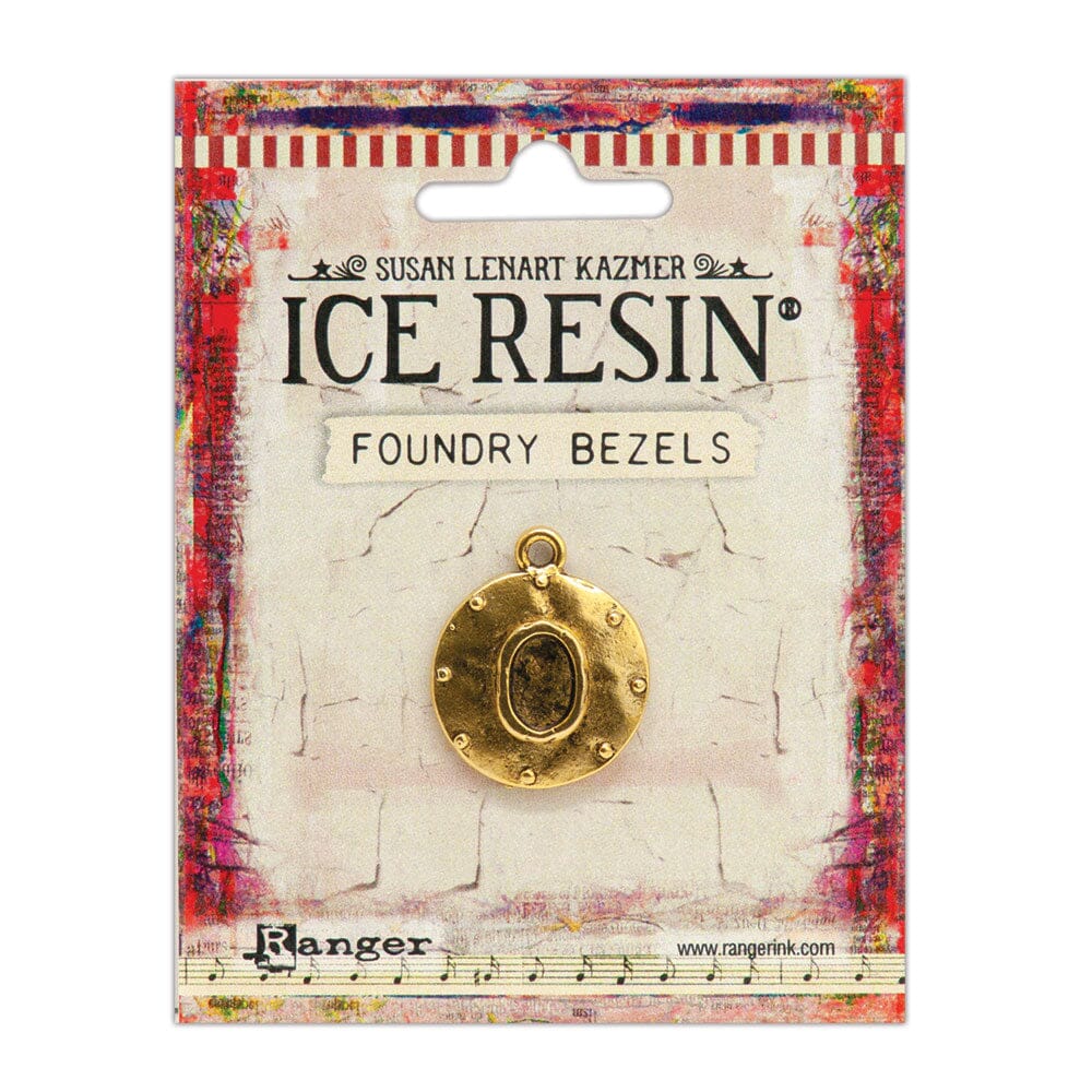 ICE Resin® Foundry Bezel Cabby Round Bezels & Charms ICE Resin® Gold 