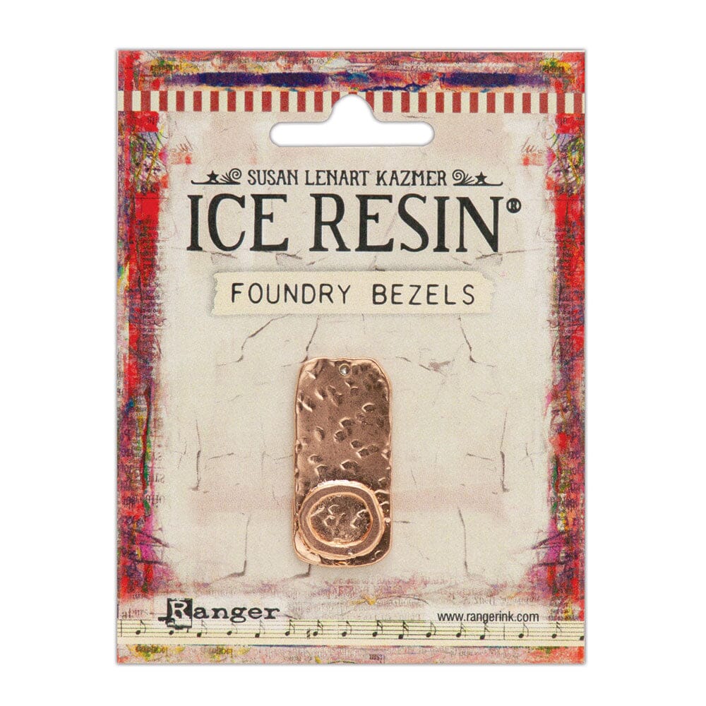 ICE Resin® Foundry Bezel Cabby Rectangle Bezels & Charms ICE Resin® Rose Gold 