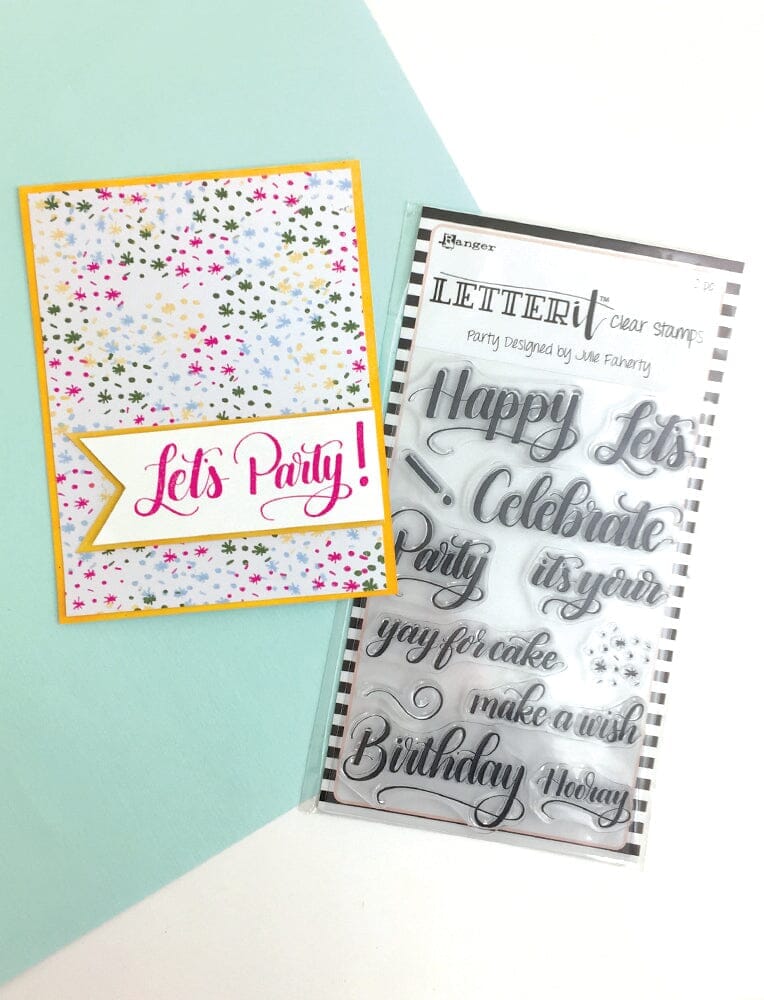 Letter It™ Clear Stamp Set - Party Stamps Letter It 