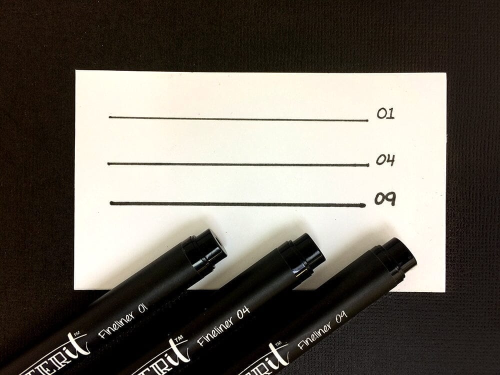 Letter It™ Fineliner Black Pens (3 Pack) Writing & Coloring Letter It 