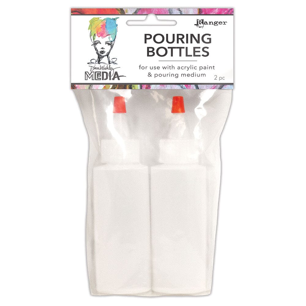 Dina Wakley Media Pouring Bottles Set, 2pcs. Tools & Accessories Dina Wakley Media 