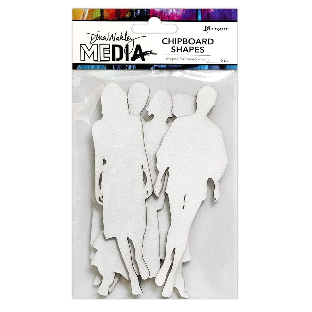 Dina Wakley Media Chipboard Shapes The Women Surfaces Dina Wakley Media 