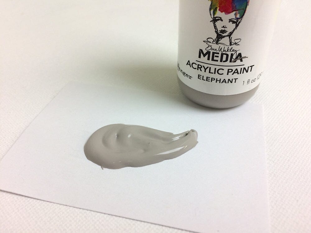 Dina Wakley Media Acrylic Paint Elephant, 1oz Paint Dina Wakley Media 