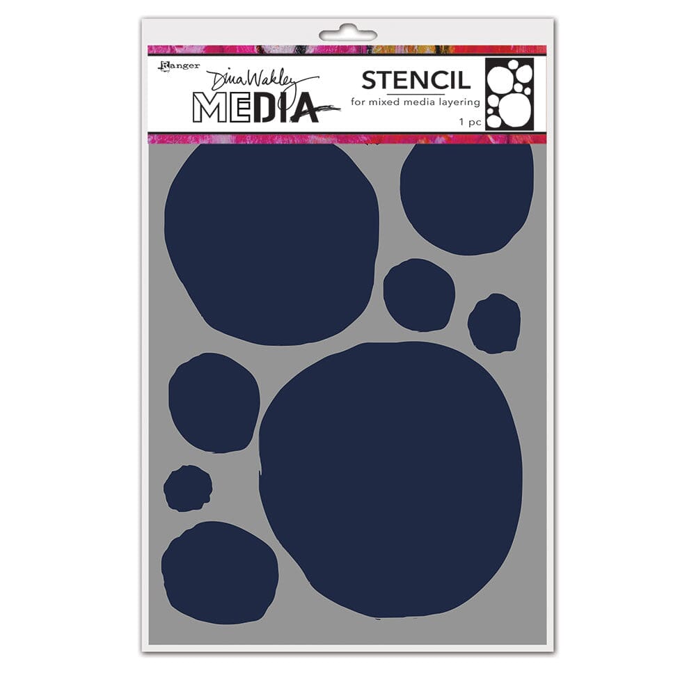 Dina Wakley Media Stencils Circles for Painting Stencil Dina Wakley Media 