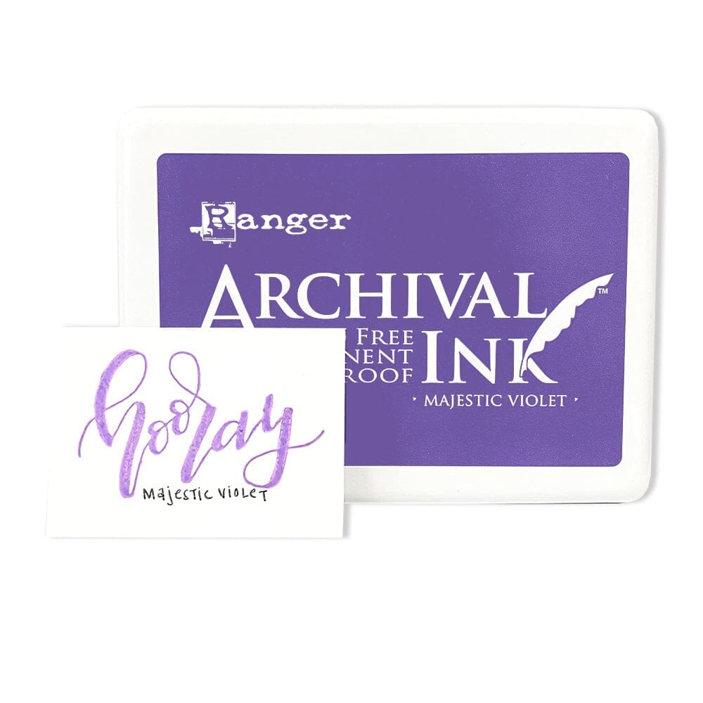 Jumbo Archival Ink™ Pads Majestic Violet Ink Pad Archival Ink 