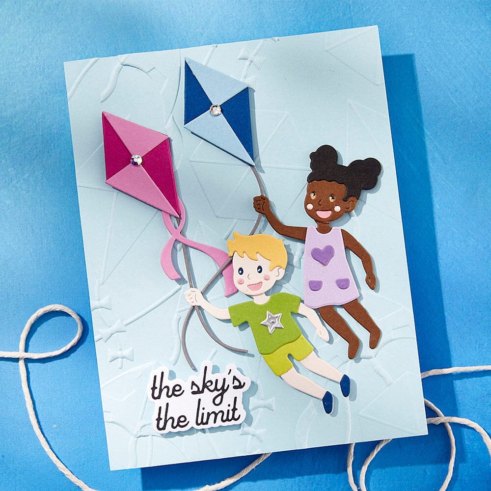 Simon Hurley create. Spellbinders Up and Away Etched Dies Cutting Dies Simon Hurley 