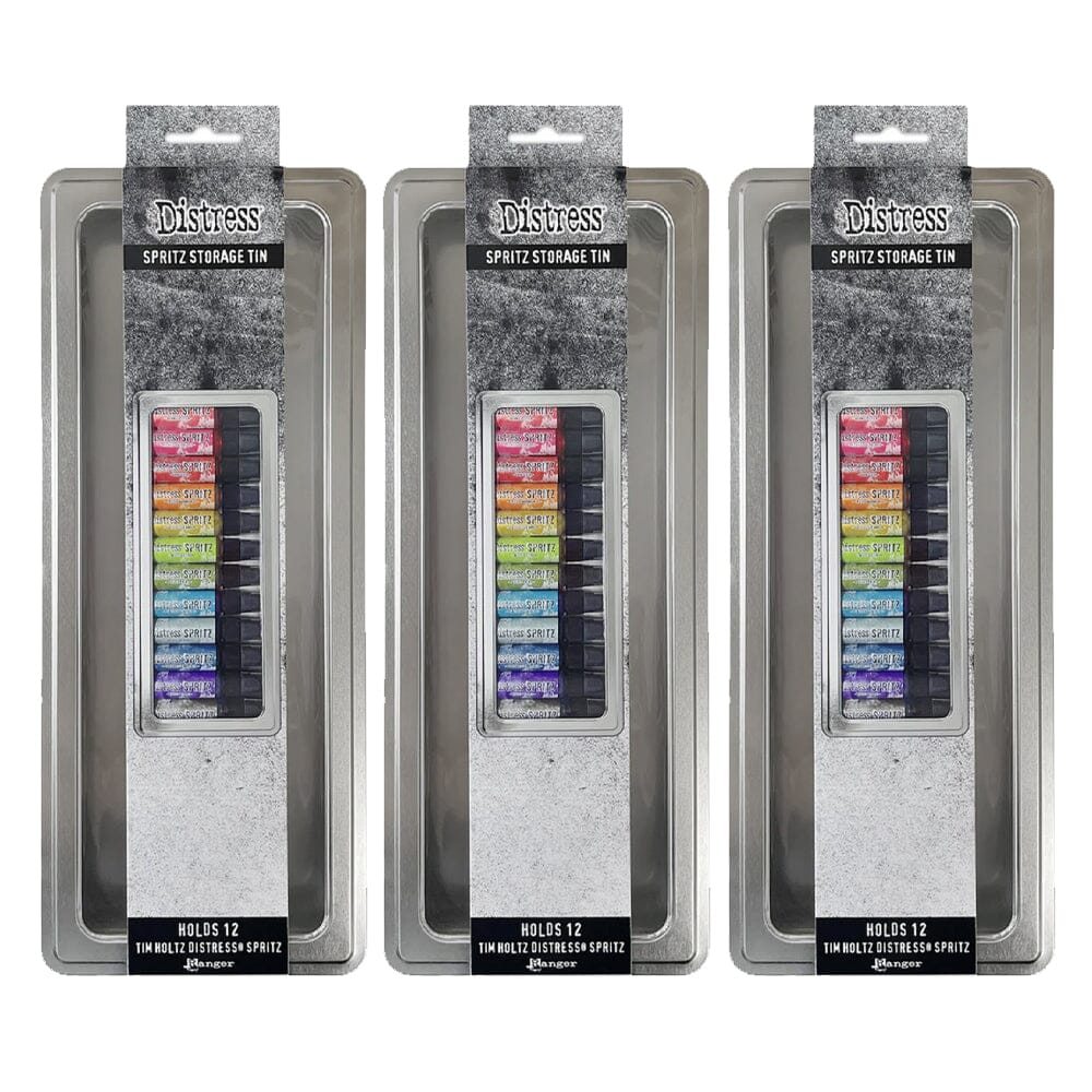 Tim Holtz Distress® Spritz Storage Tin 3pk Tools & Accessories Distress 