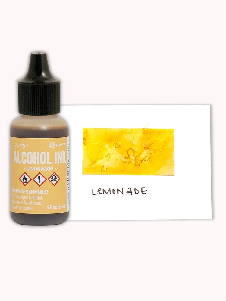 Tim Holtz® Alcohol Ink Lemonade, 0.5oz Ink Alcohol Ink 