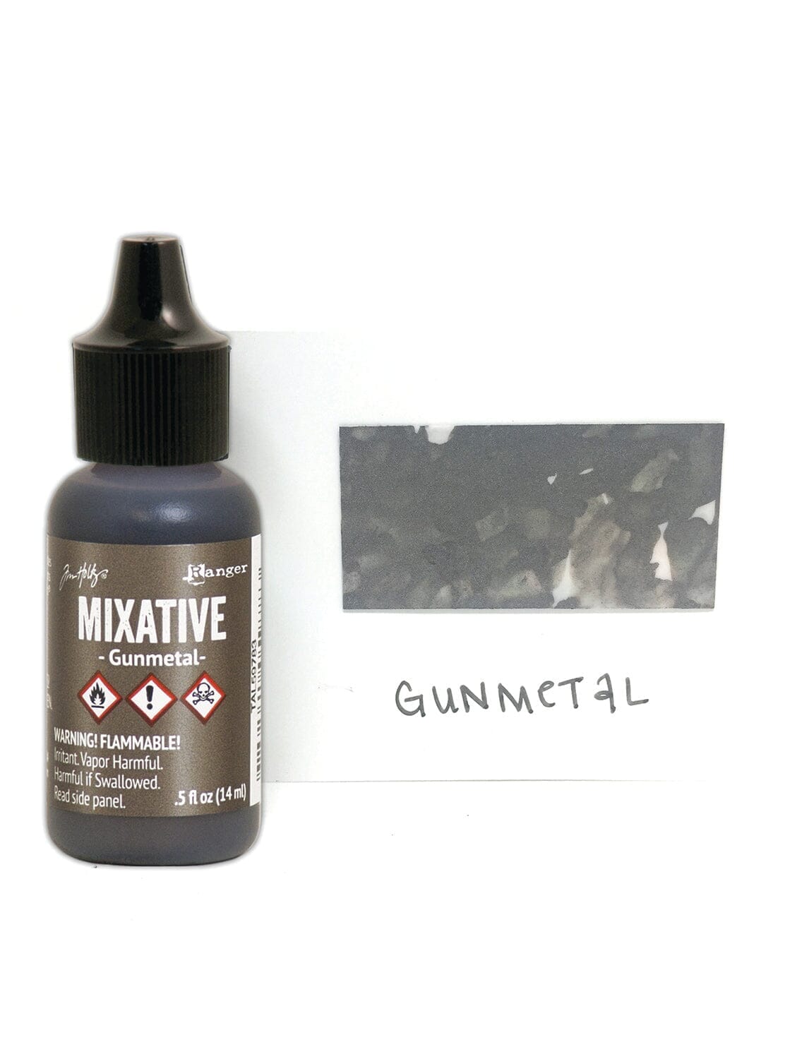 Tim Holtz® Mixatives™ Gunmetal, 0.5oz Ink Alcohol Ink 