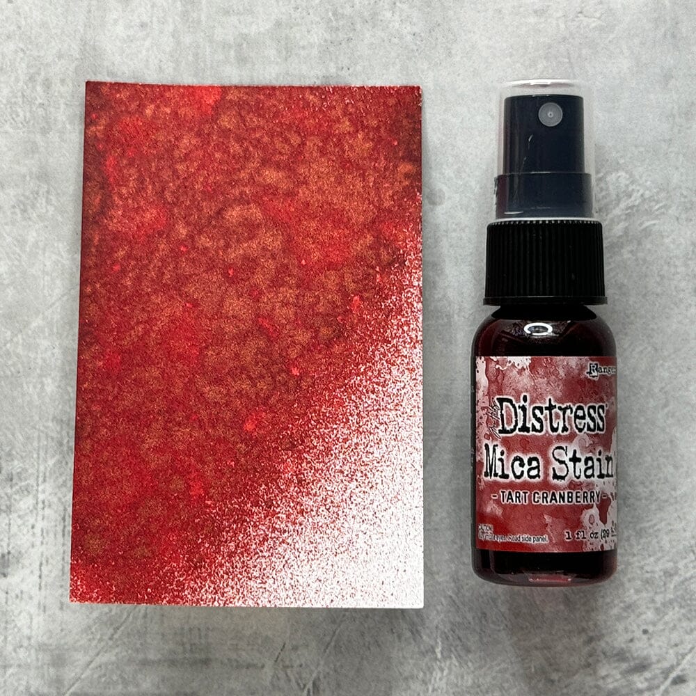 Tim Holtz Distress® Tart Cranberry Mica Stain Sprays Distress 