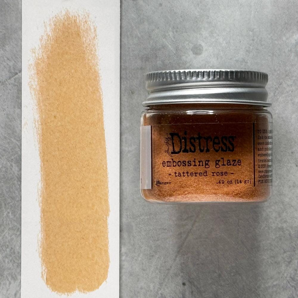 Tim Holtz Distress® Embossing Glaze Tattered Rose Powders Distress 