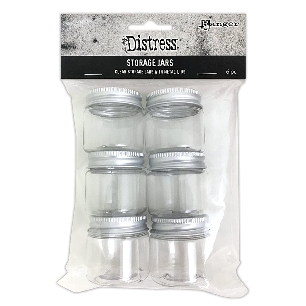 Tim Holtz Distress® Storage Jars, 6pc Storage Distress 