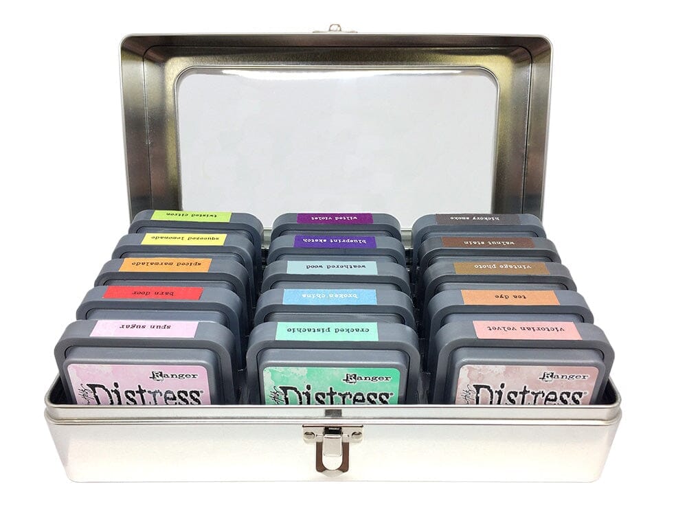 Tim Holtz Distress® Ink Pad Storage Tin Tools & Accessories Distress 