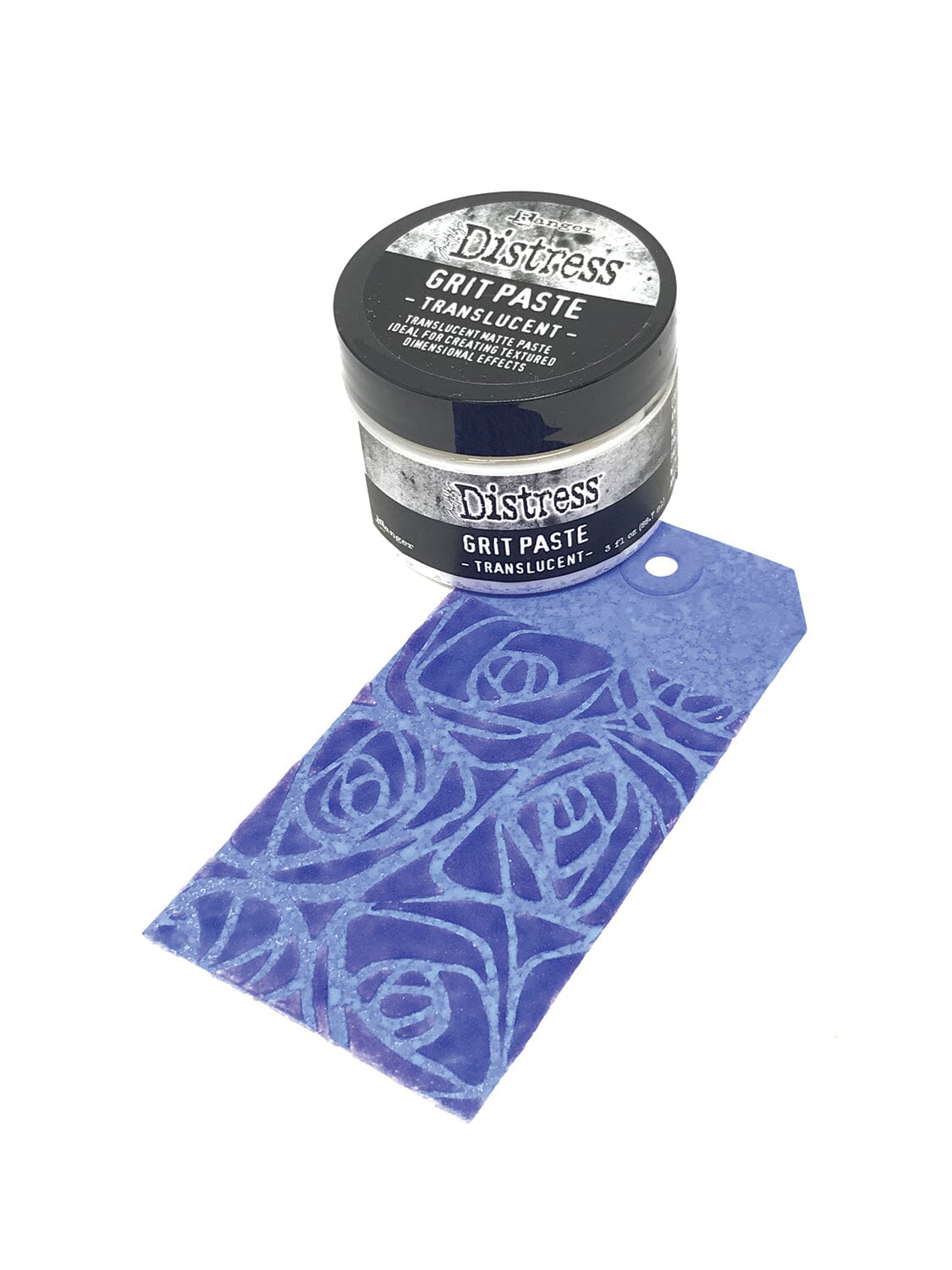 Tim Holtz Distress® Grit-Paste Translucent, 3oz Adhesives & Mediums Distress 